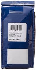 Amazon Fresh Sumatra pack label highlighting organic and fair trade origins for mindful purchases.