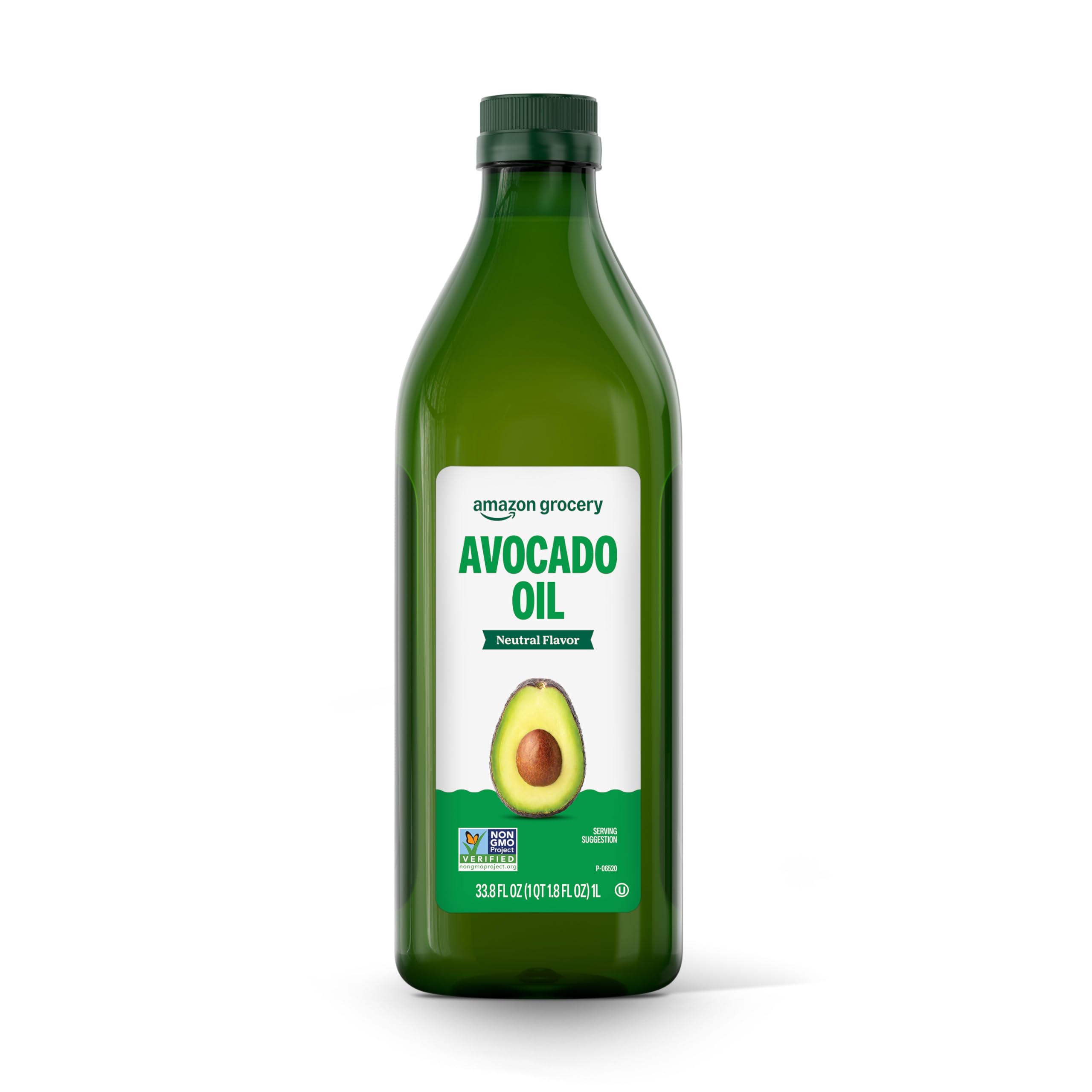Amazon Grocery avocado oil bottle 33.8 oz ready for high-heat cooking