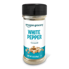 Amazon Grocery ground white pepper 3oz container for everyday seasoning