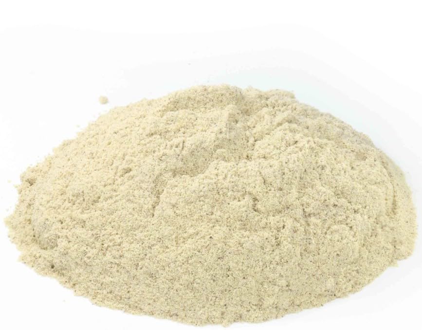 Amazon Grocery ground white pepper poured from shaker into a bowl