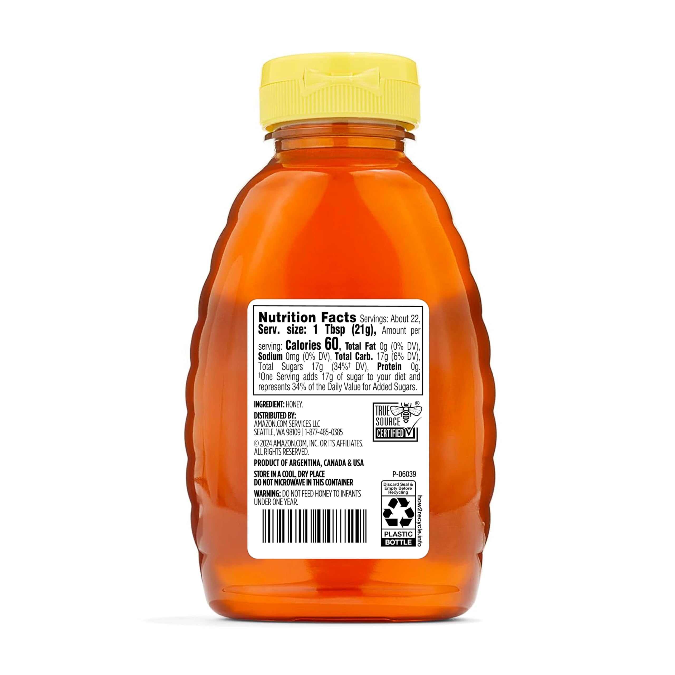 Amazon Grocery Honey on toast drizzle enhances breakfast flavor.