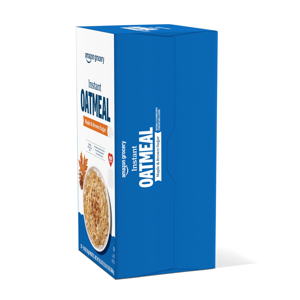 Nutrition label highlights whole grain oats and no artificial ingredients.