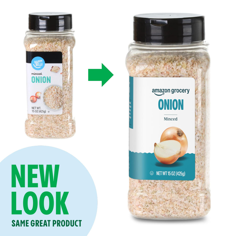 Minced onion enhancing meatloaf and gravies with Amazon Grocery