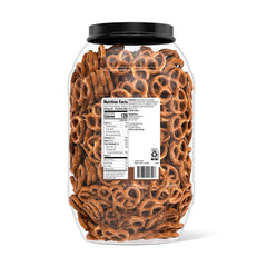 Amazon Grocery mini twist pretzels offer quick, shareable crunch for on-the-go snacking.
