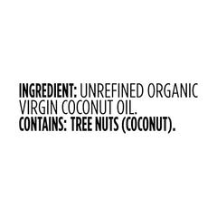 Amazon Grocery Organic Virgin Coconut Oil label close-up with USDA Organic seal