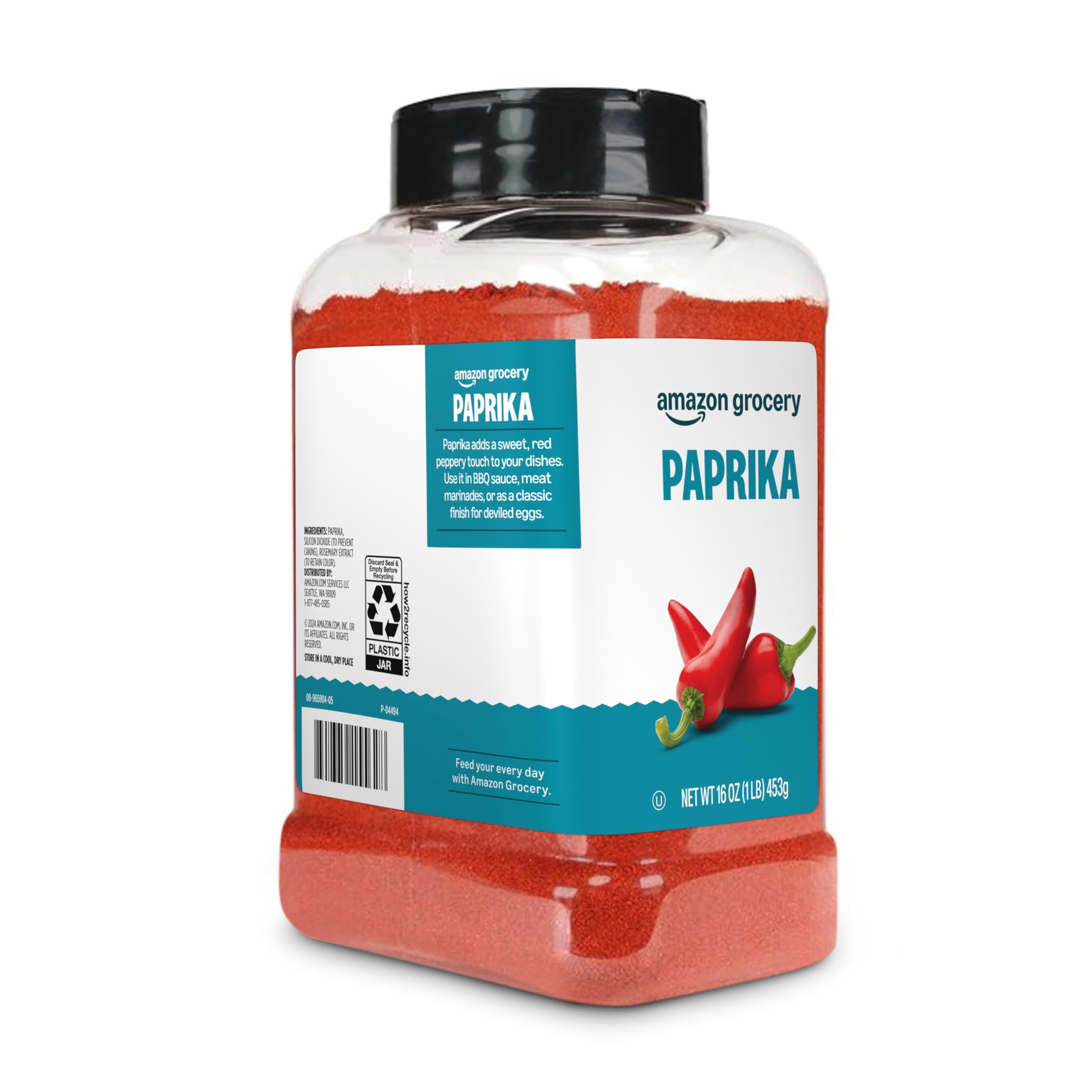 Amazon Grocery Paprika label detail shows product integrity and trust