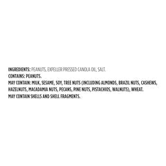 Ingredients panel highlights peanuts and allergen notes for mindful snacking.