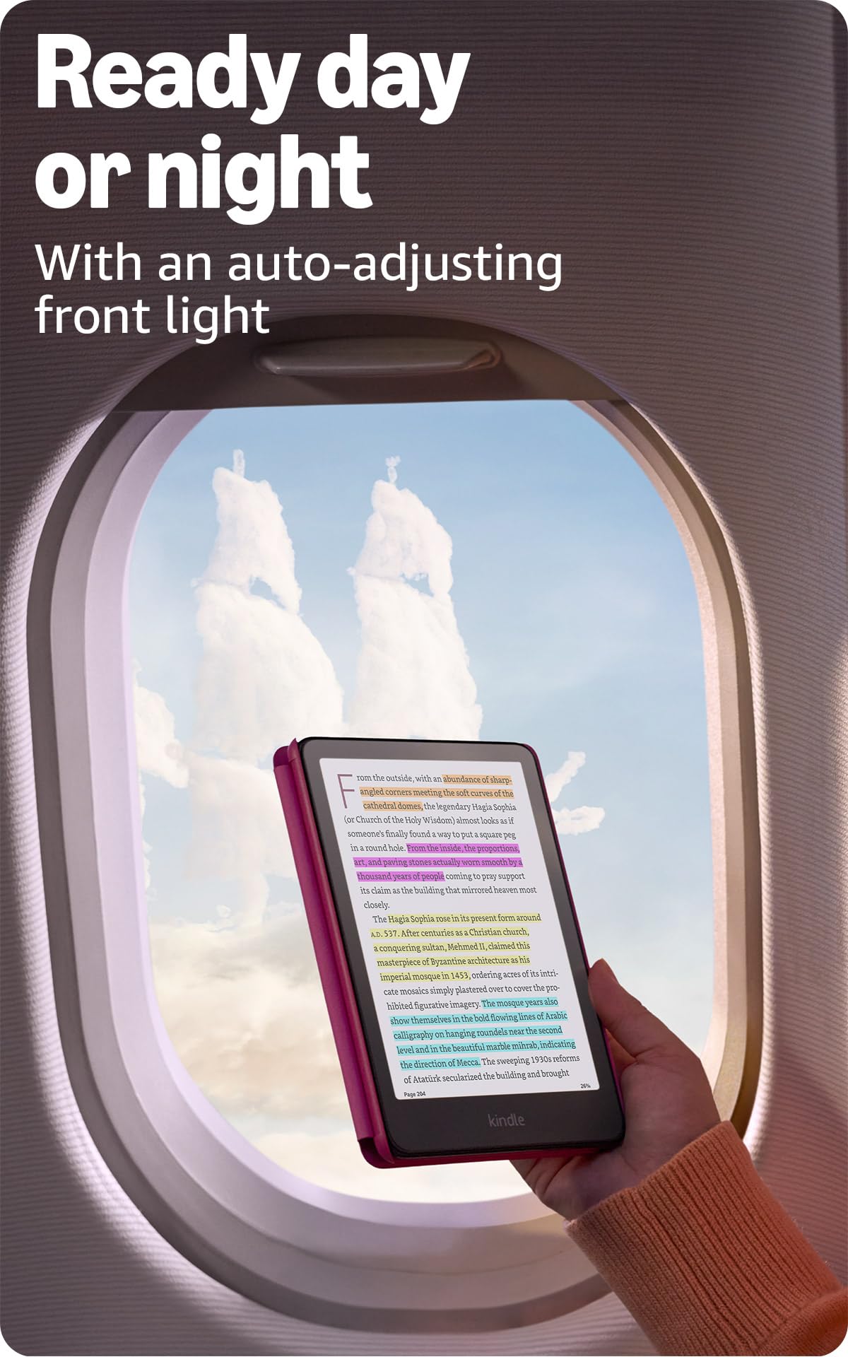 Amazon Kindle Colorsoft Signature Edition battery lasts up to eight weeks.