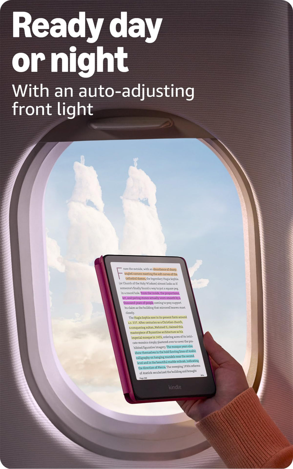 Amazon Kindle Colorsoft Signature Edition battery lasts up to eight weeks.