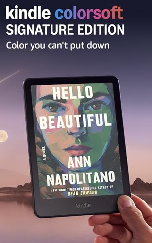Amazon Kindle Colorsoft Signature Edition Page Color feature enhances images.