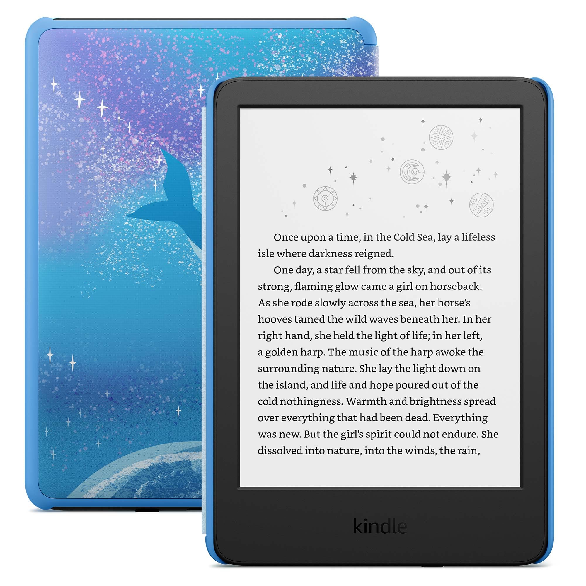 Amazon Kindle Kids 16GB with protective cover for safe, kid-friendly reading