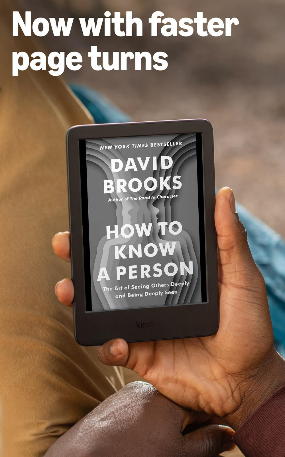 Glare-free 6-inch Kindle screen enabling easy reading in various lighting.