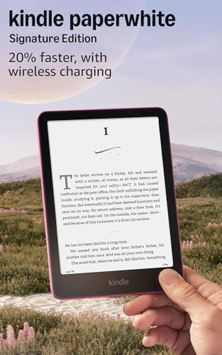 Amazon Kindle Paperwhite Signature Edition Kindle Unlimited access to millions of titles