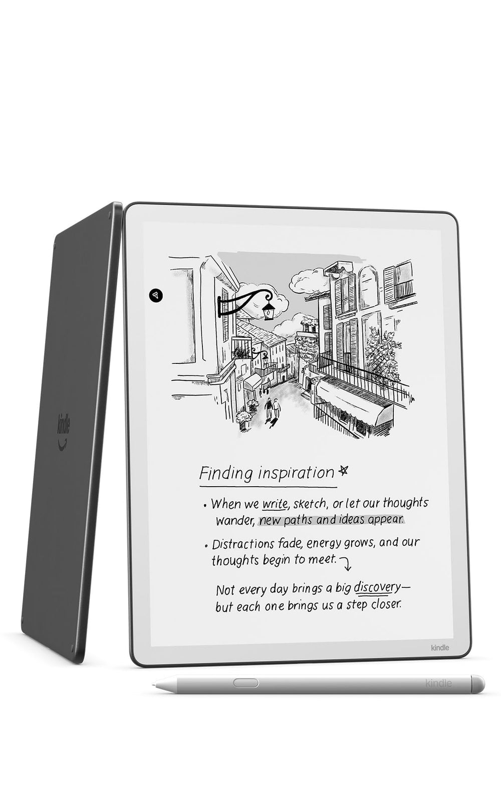 Amazon Kindle Scribe 11 inch display with front light for comfortable reading