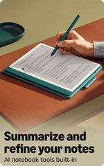 Amazon Kindle Scribe AI tools UI enables quick summaries and note transforms