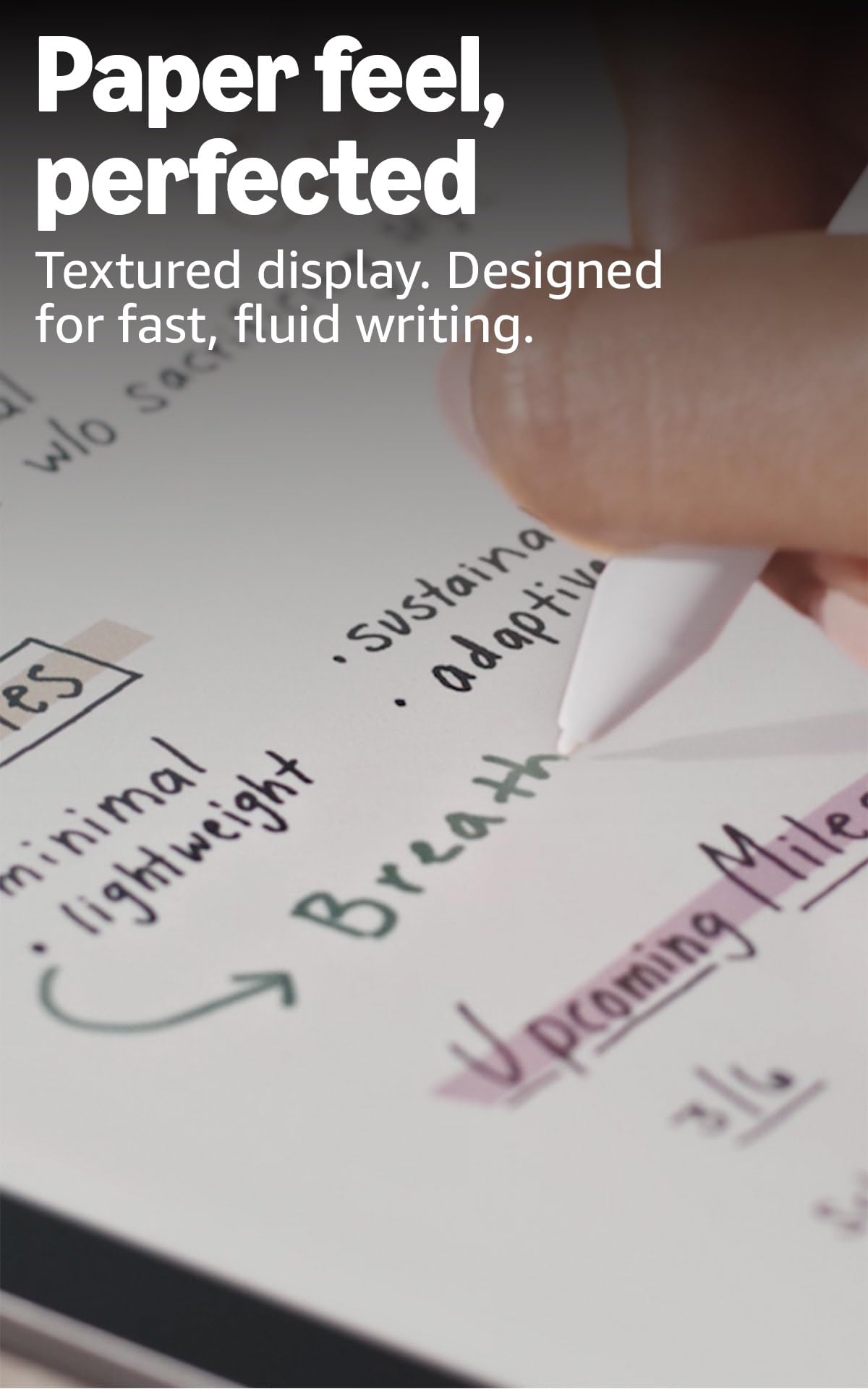 Amazon Kindle Scribe built-in notebook lets you capture ideas instantly in one place