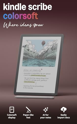 Amazon Kindle Scribe ultra-thin design combines speed with portability