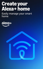 Amazon Smart Plug shows simple setup via Alexa app.