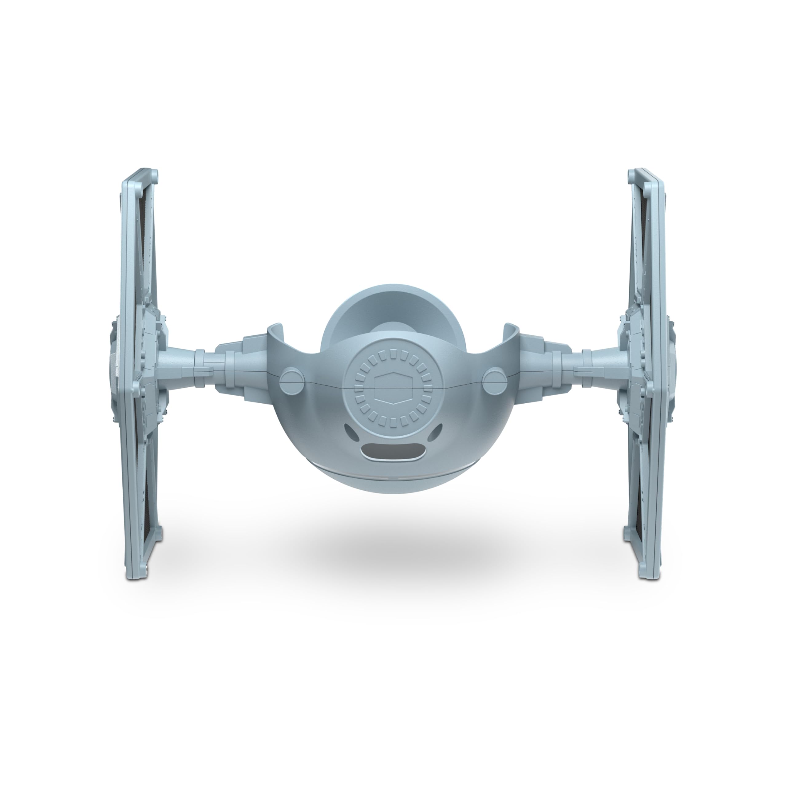 Amazon STAR WARS TIE Fighter Stand sits confidently on a shelf or desk.