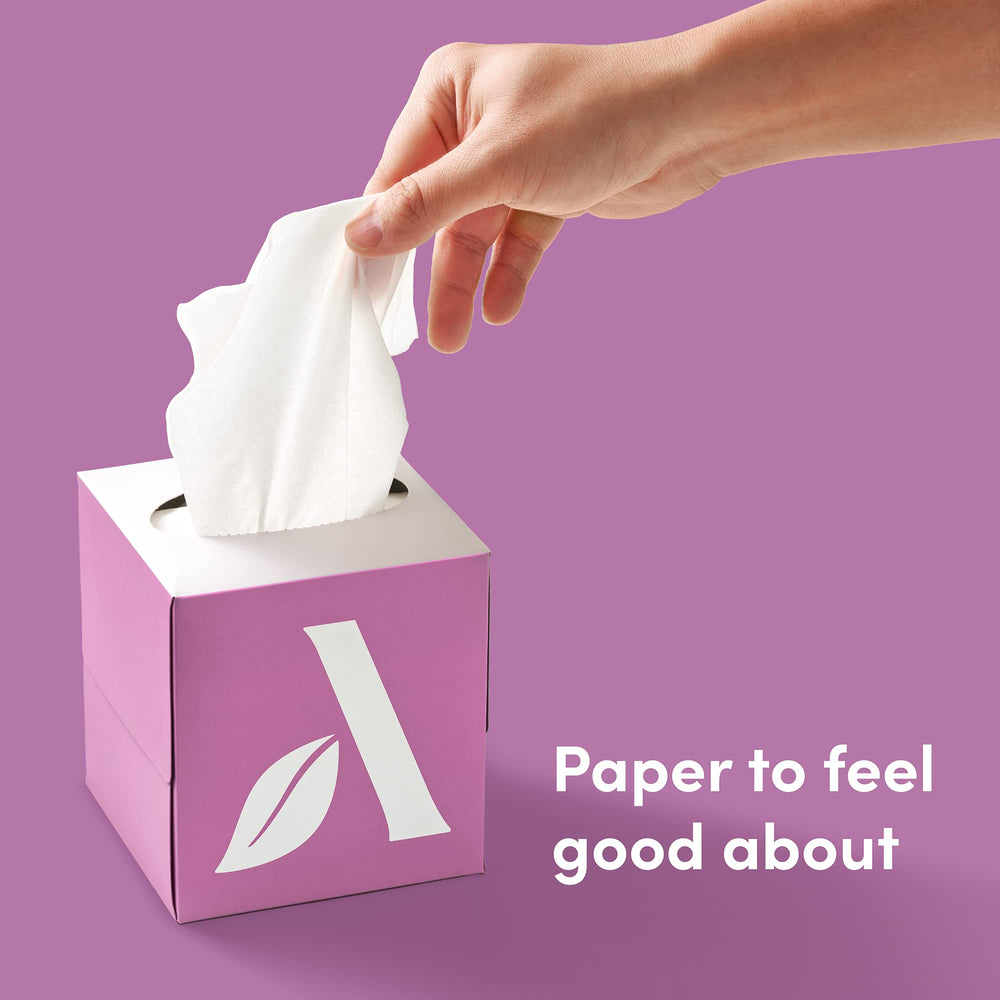 Amazon Aware tissues are safe for sensitive skin.