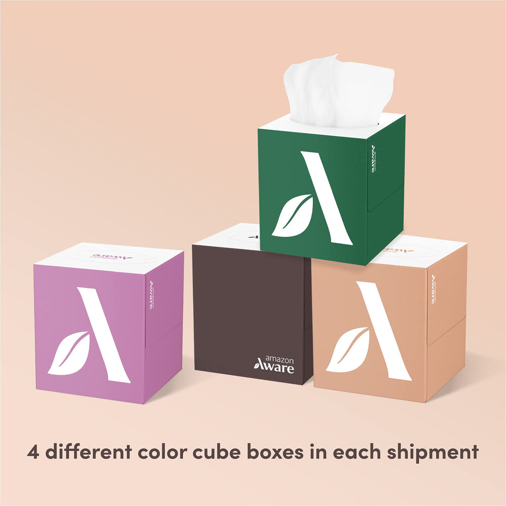Amazon Aware tissue texture feels soft and highly absorbent.