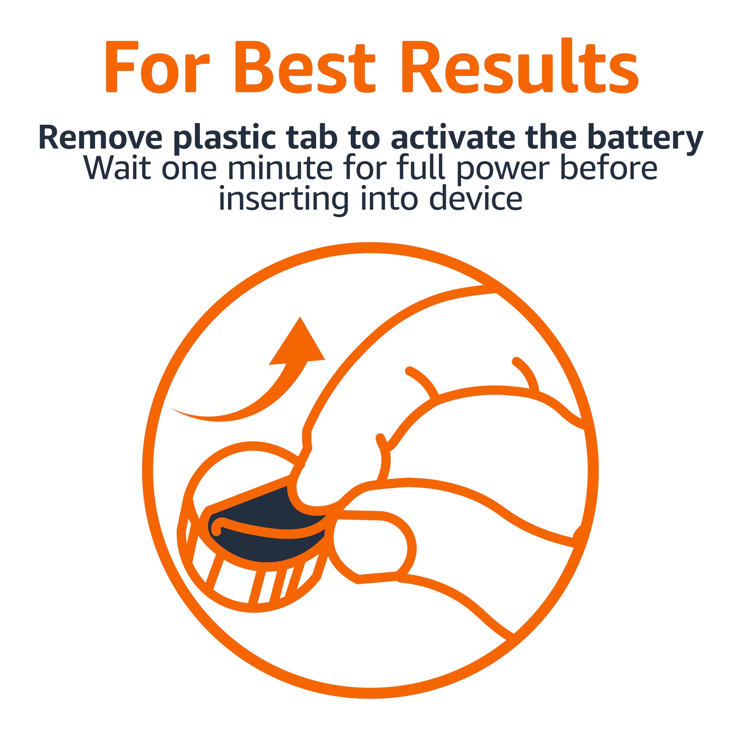 Amazon Basics 312 battery with four-year shelf life stays ready