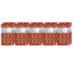 Amazon Basics 312 battery in packaging with brown tab for easy access