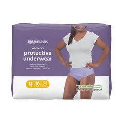 Amazon Basics postpartum underwear for women pack lavender shows discreet protection for daily wear