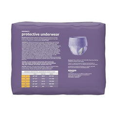 Amazon Basics postpartum underwear women side view lavender highlights a comfortable, secure fit