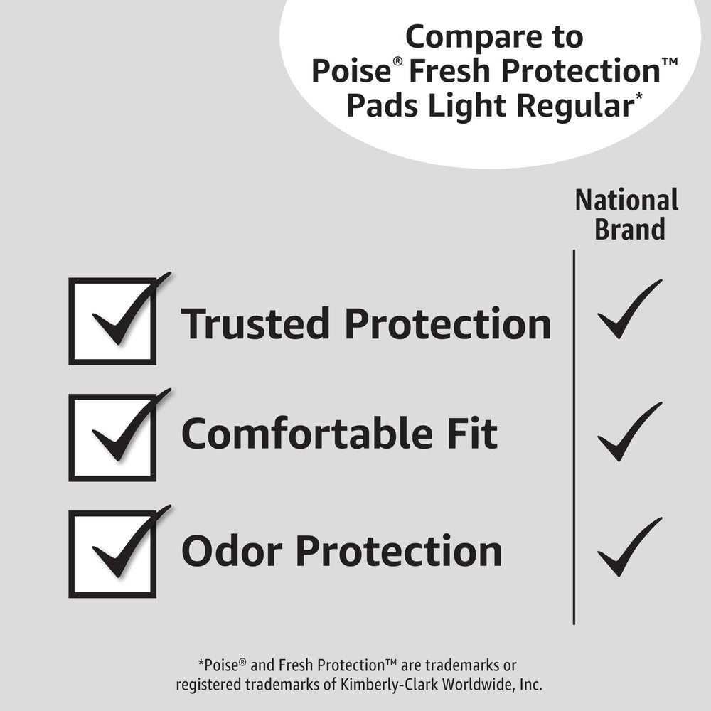 Unscented pads pack emphasizes fragrance-free protection.