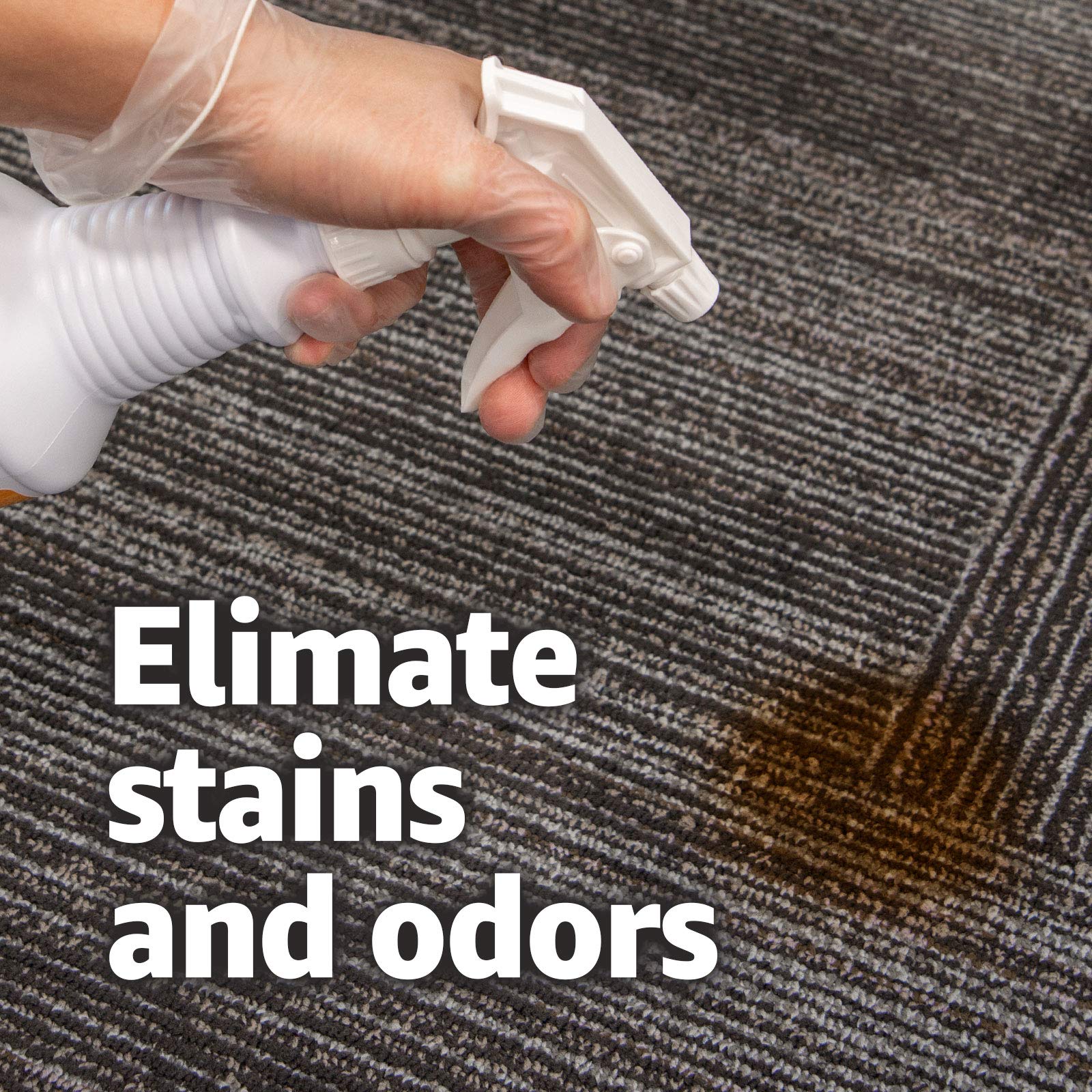 AmazonCommercial bathroom cleaning solution highlights multi-surface freshness and sanitation