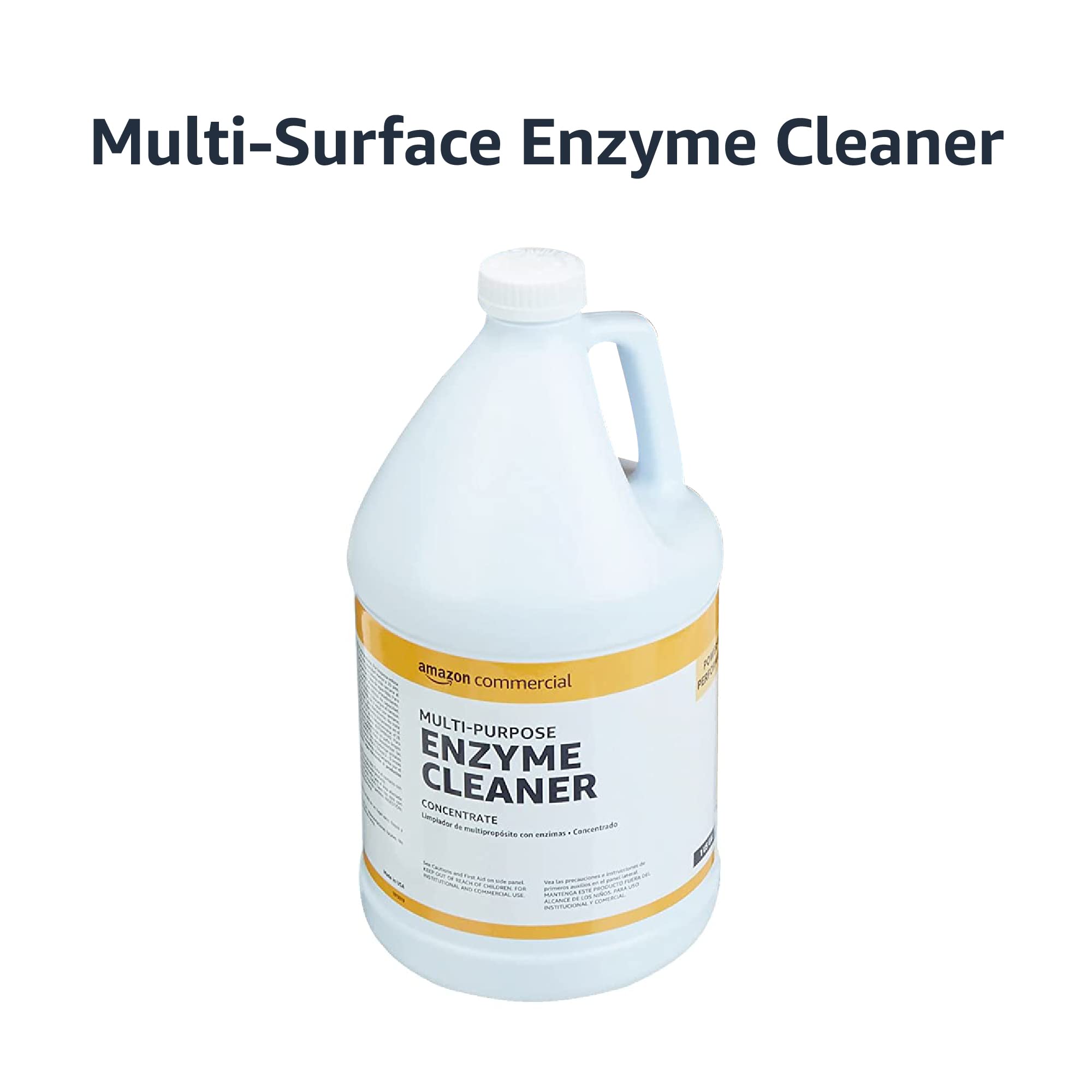 AmazonCommercial enzyme cleaner foaming action shows deep cleaning for tough soils