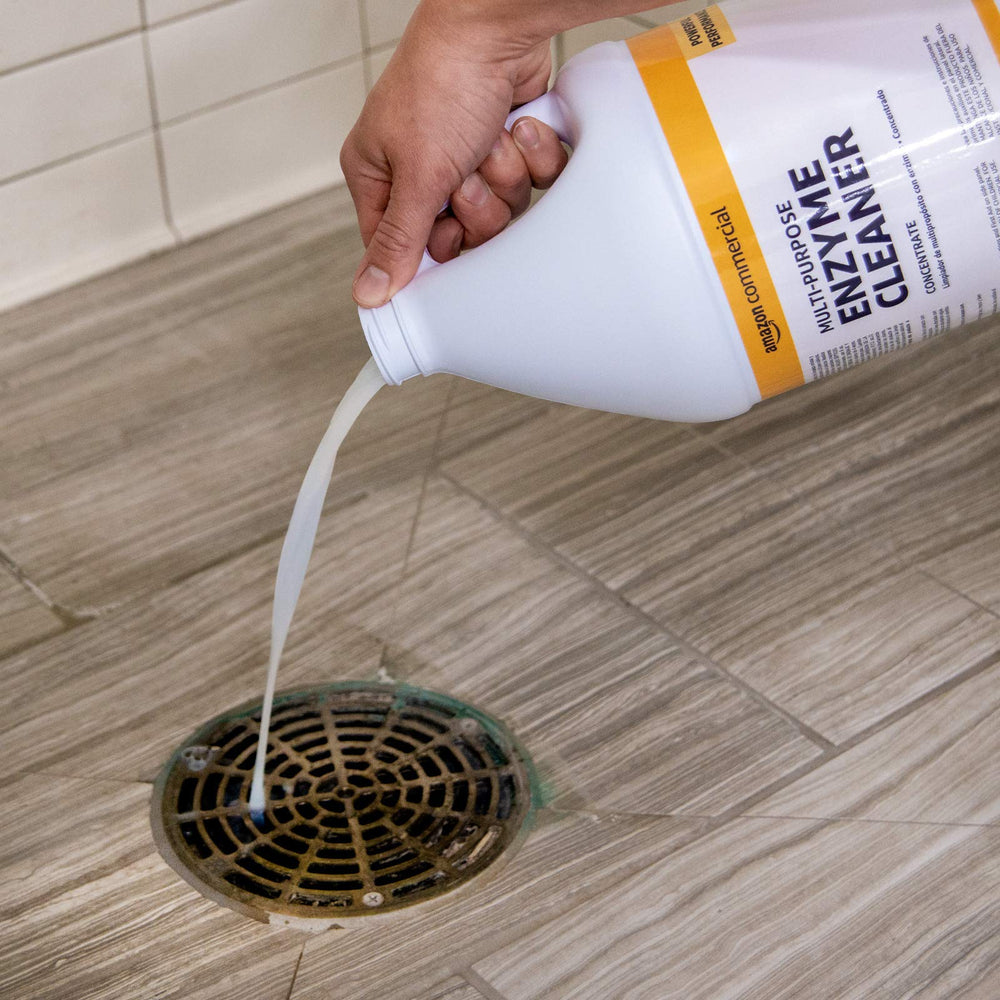 AmazonCommercial grease trap cleaner suggests kitchen area maintenance and odor control