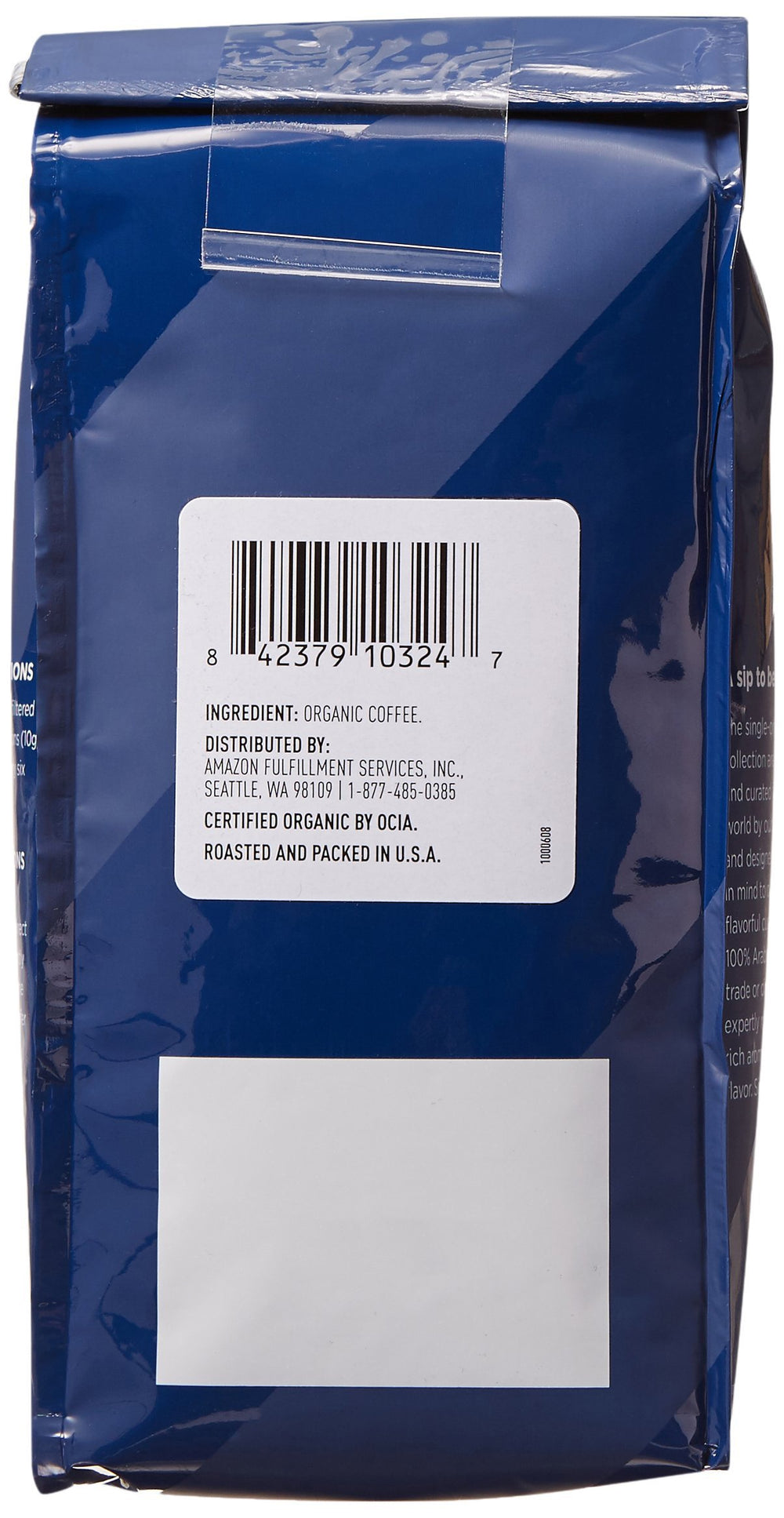 Amazon Fresh 100-arabica-peru beans deliver balanced flavor for everyday brewing
