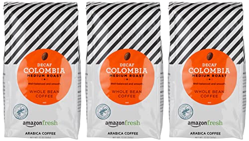 Amazon Fresh Decaf Colombia kitchen counter for everyday ritual.