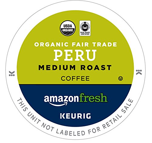 AmazonFresh Fair Trade Arabica pods highlight ethical sourcing and consistent flavor for busy mornings.