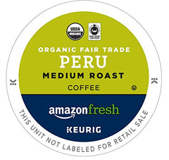 AmazonFresh Fair Trade Arabica pods highlight ethical sourcing and consistent flavor for busy mornings.