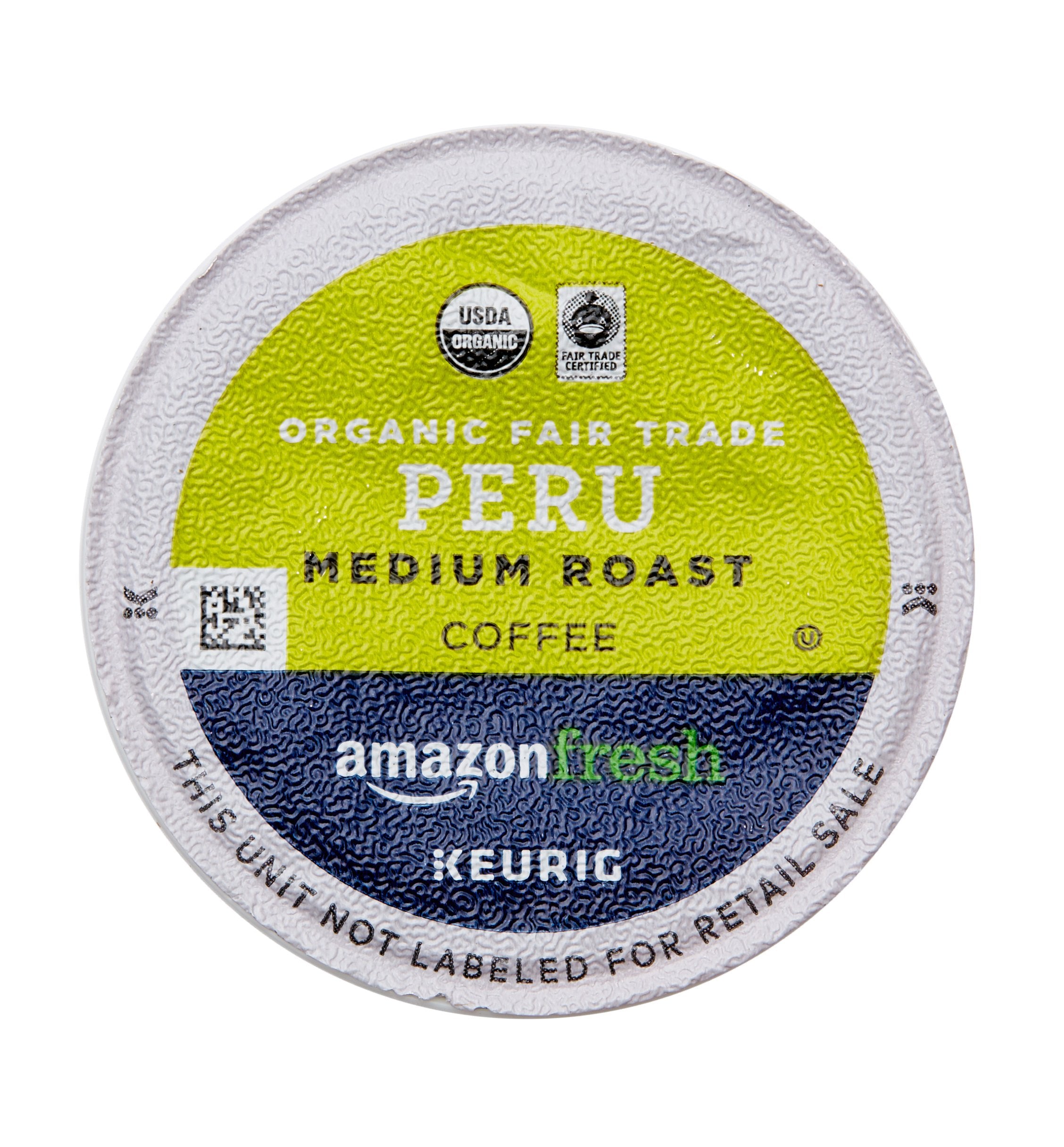 Roasted and packed in the USA to maximize freshness of AmazonFresh coffee pods.
