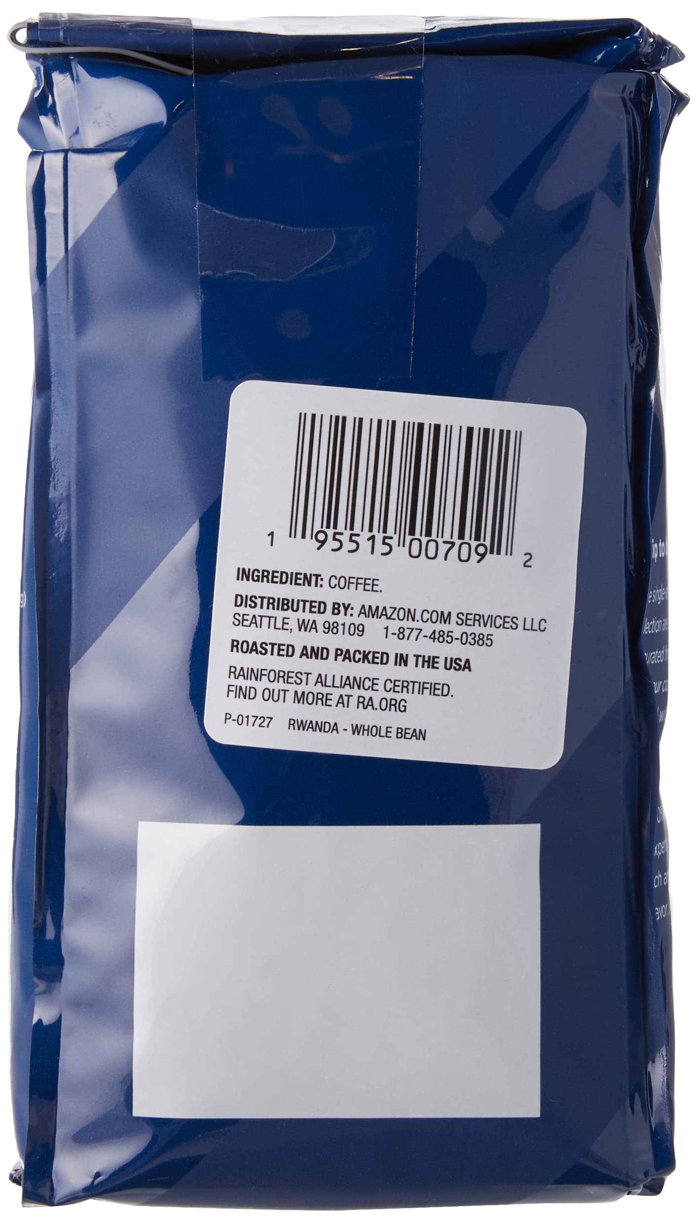Single-origin Rwanda label emphasizes authentic terroir and consistency.