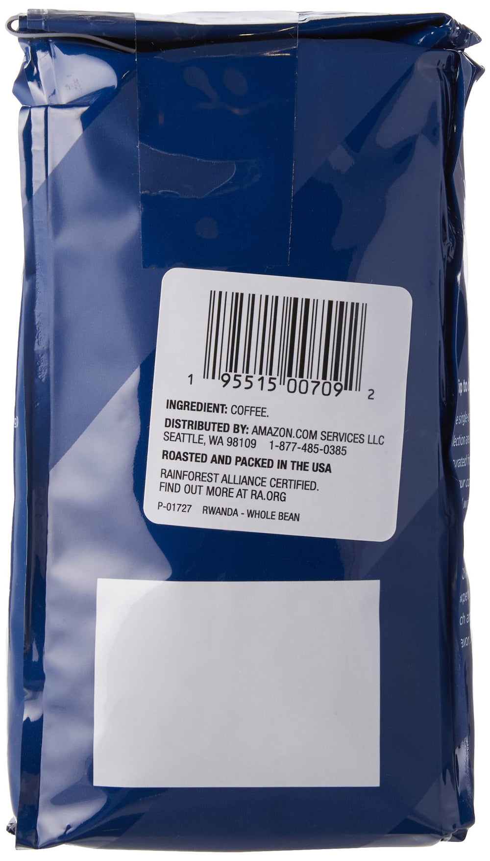 Single-origin Rwanda label emphasizes authentic terroir and consistency.
