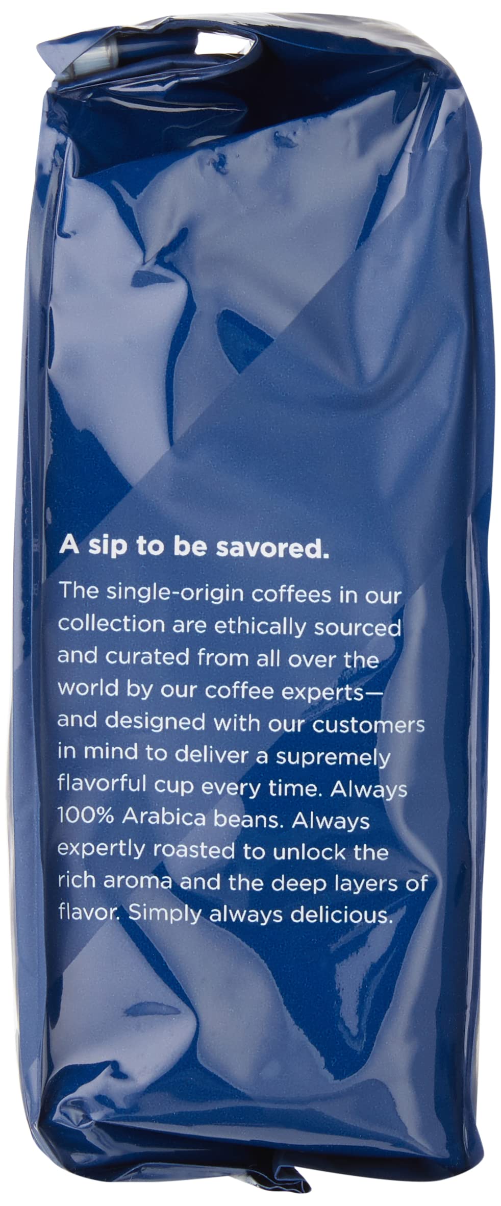 Amazon Fresh steaming coffee mug capturing inviting aroma.