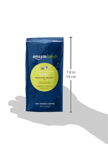 Amazon Fresh three-12oz-bags keep your pantry stocked with fresh coffee