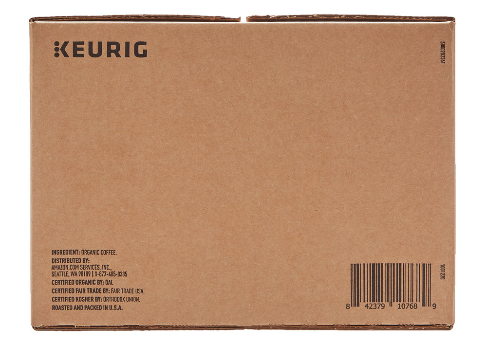 USDA Organic AmazonFresh Peru coffee pods guarantee organic sourcing and a trusted roast.