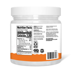 Amazon Grocery Organic Refined Coconut Oil pour bottle in action for sautéing and baking.