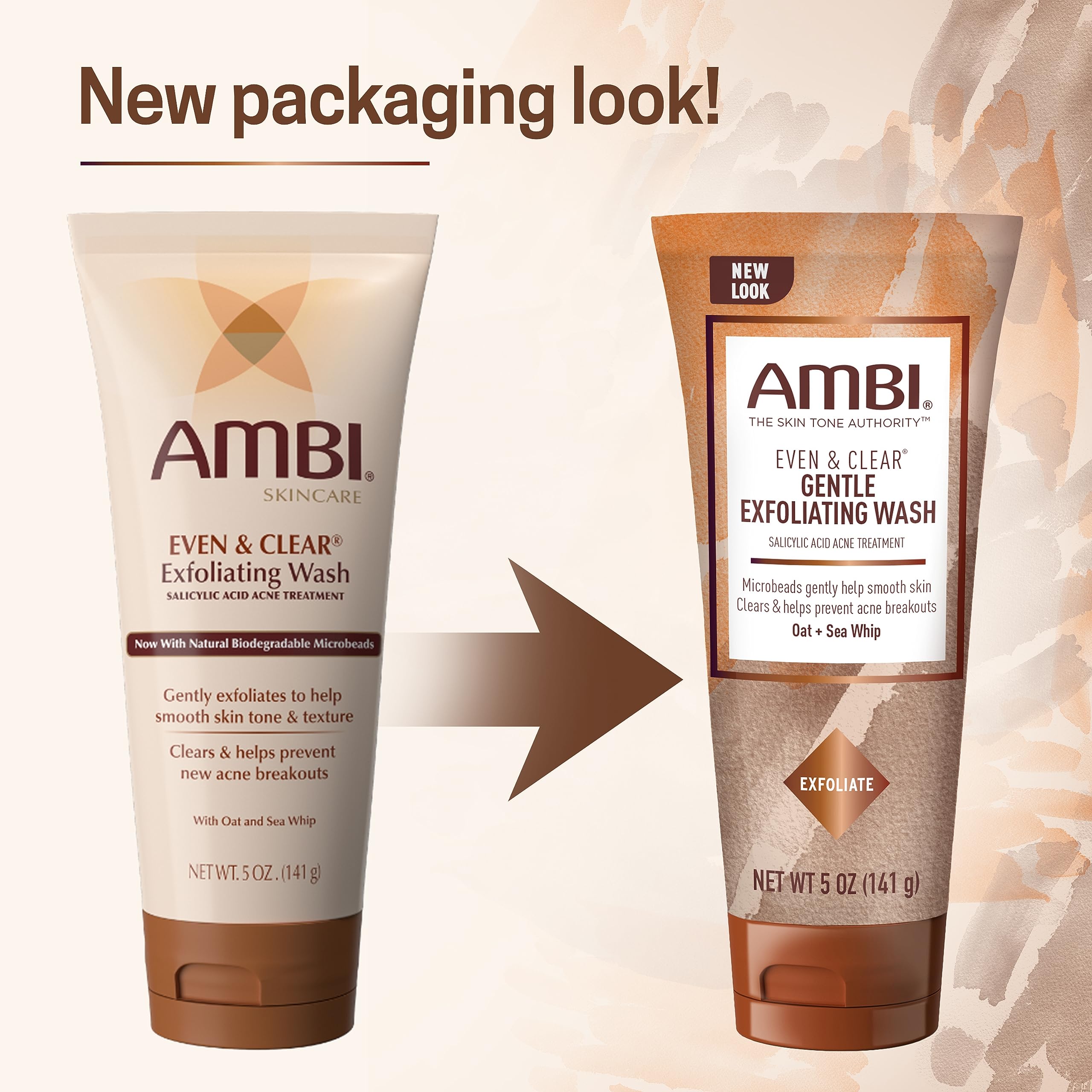 Ambi Even & Clear bottle aids consistent cleansing as part of a routine.