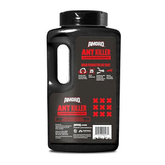 Amdro ant killer perimeter band application creates a protective ring around landscape beds