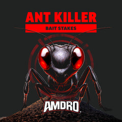 Amdro bait stakes in garden use create targeted control along ant pathways.
