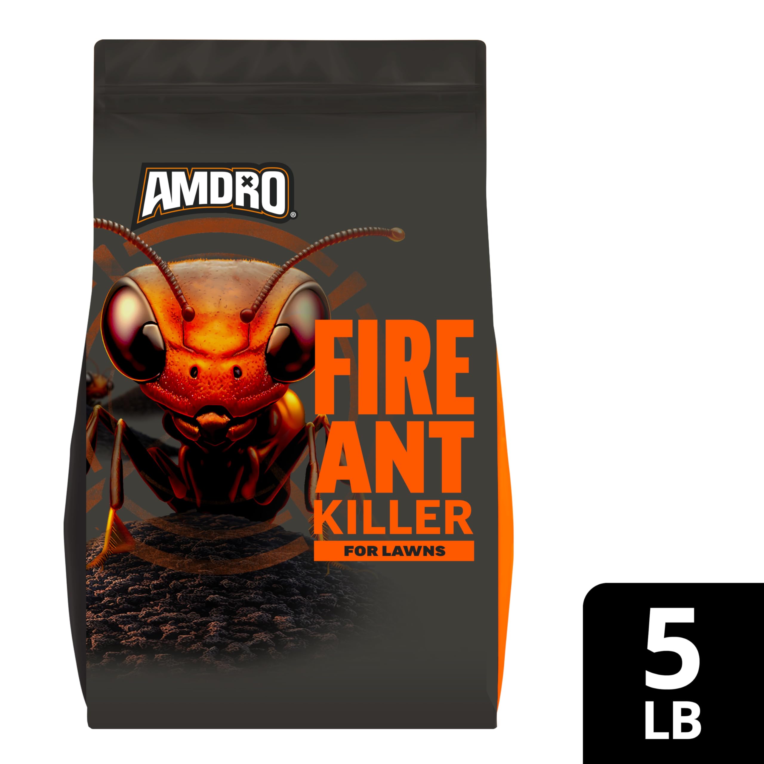 Amdro Fire Ant Killer targets an ant mound for treatment.