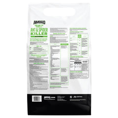 Amdro kills-on-contact action against ants and spiders granules.