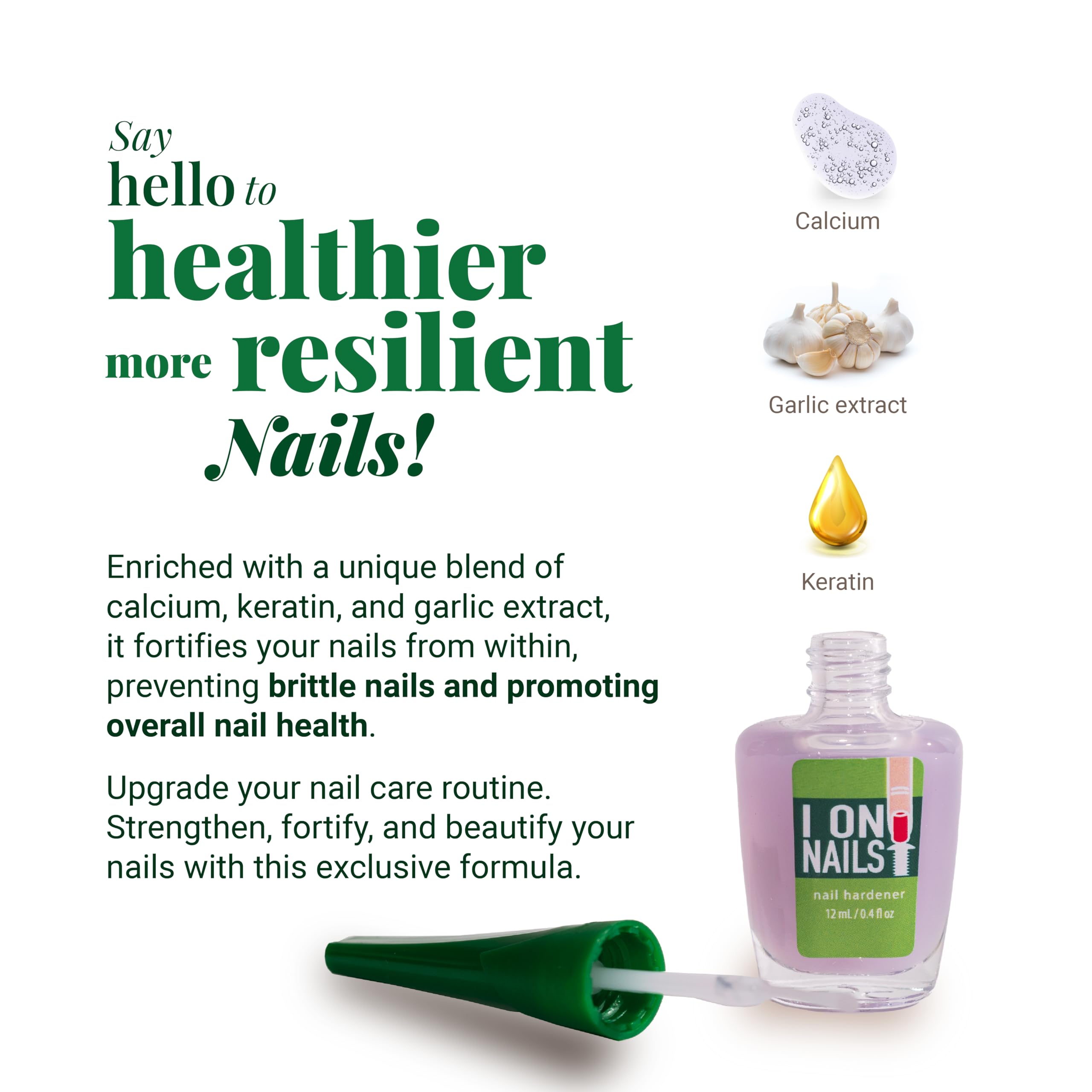 Amen Beauty On Nails hyaluronic-hydration demonstrates deep moisture for nails